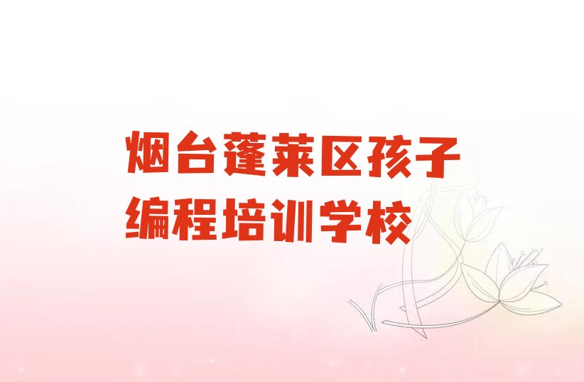 孩子编程