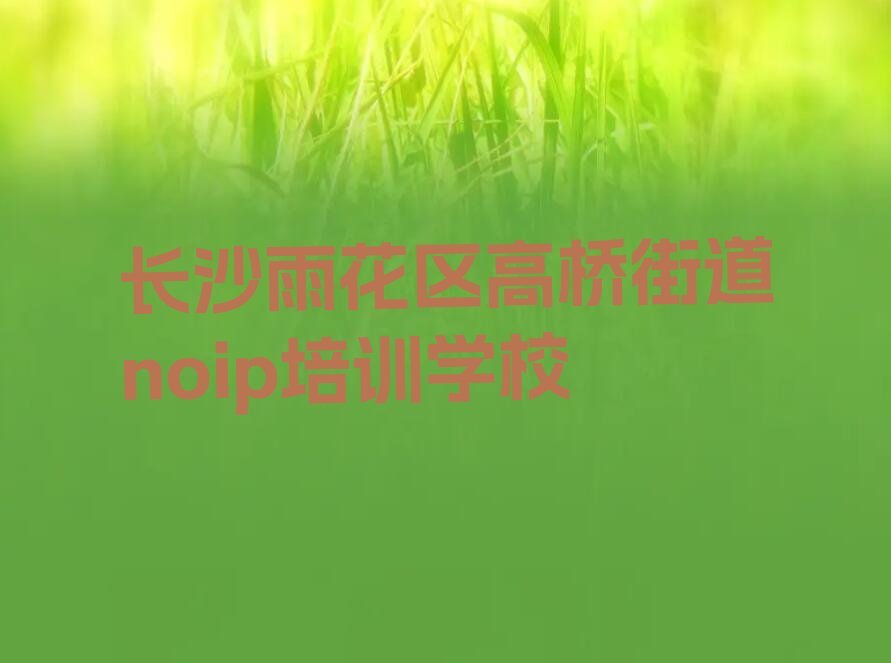 长沙雨花区高桥街道noip培训学校