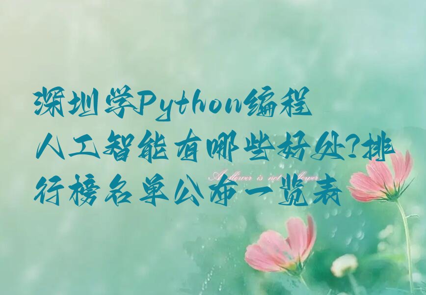 深圳少儿编程培训学校