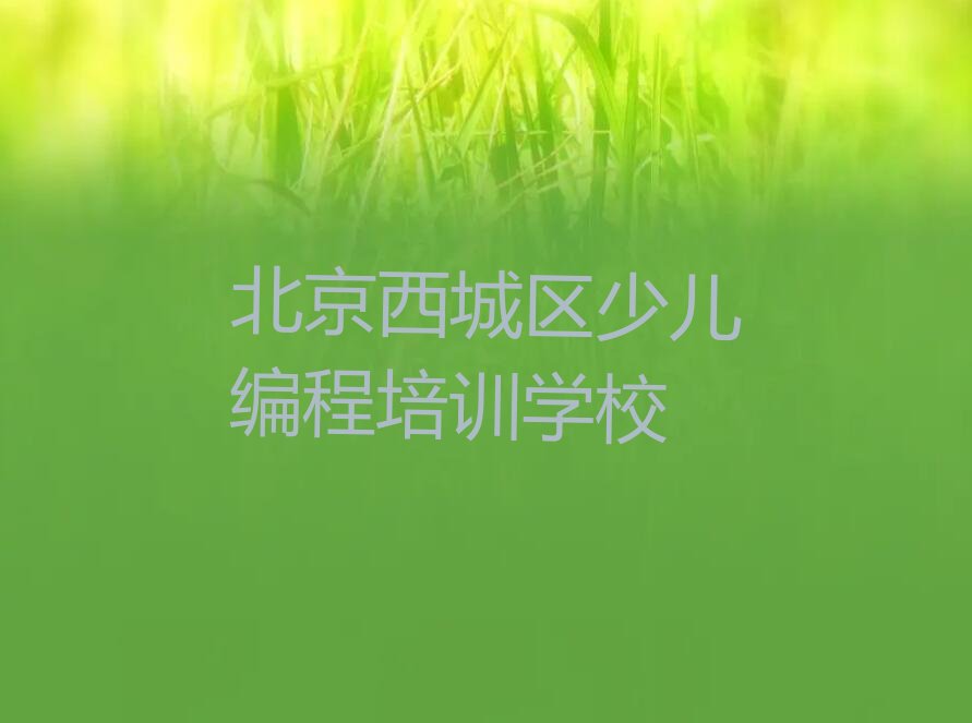 十大2025年北京西城区Python编程人工智能班机构的选择怎么选的推荐今日公布一览表排行榜