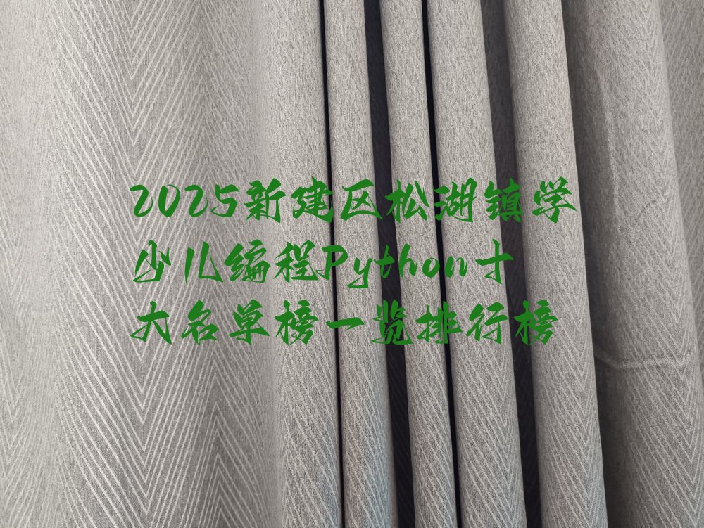 十大2025新建区松湖镇学少儿编程Python十大名单榜一览排行榜排行榜