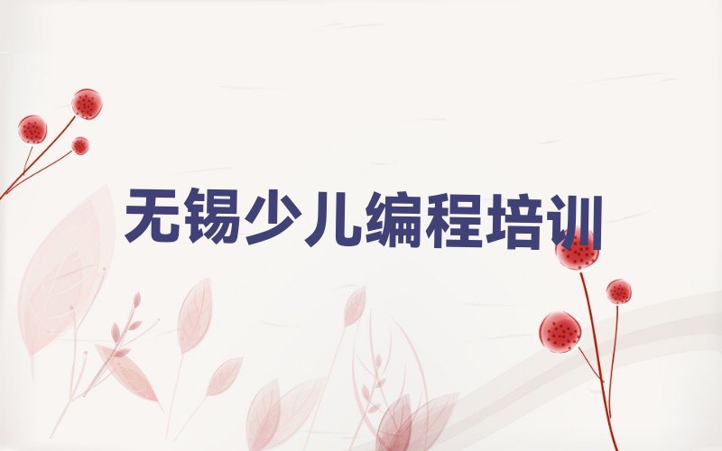 无锡滨湖区少儿编程培训学校