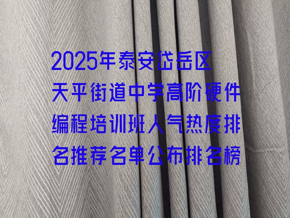 泰安少儿编程培训学校
