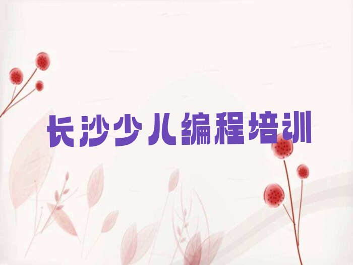 长沙开福区通泰街小儿编程培训学校
