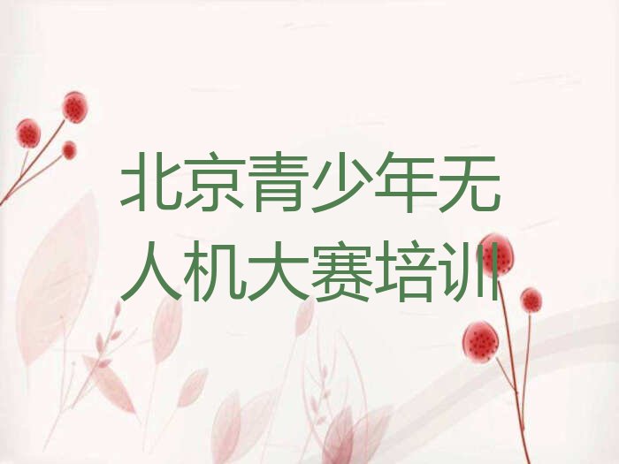十大北京门头沟区青少年无人机大赛零基础培训班在哪里排行榜