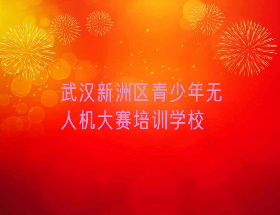 十大武汉新洲区出名的青少年无人机大赛培训学校机构名单排行榜盘点一览排行榜