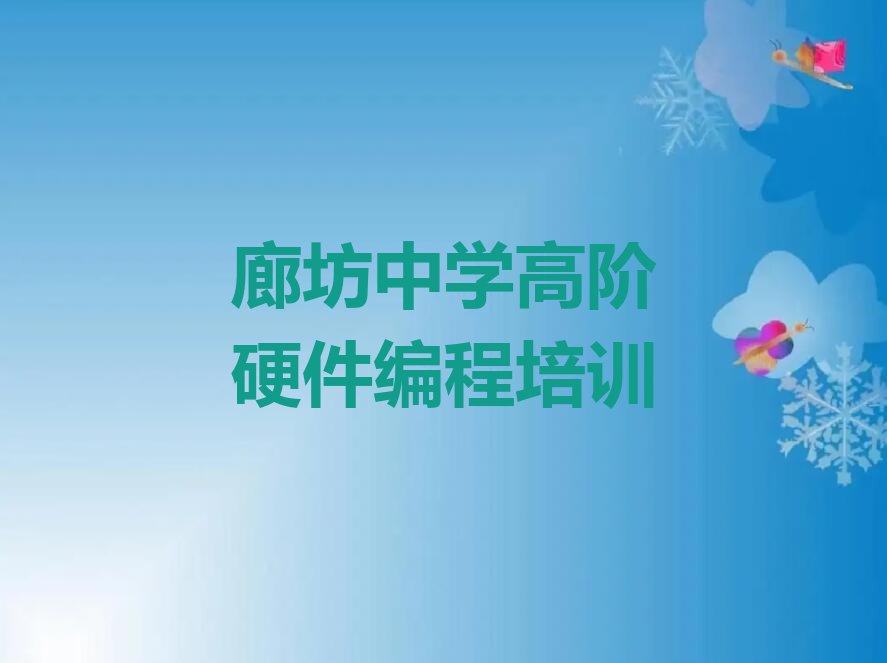 中学高阶硬件编程