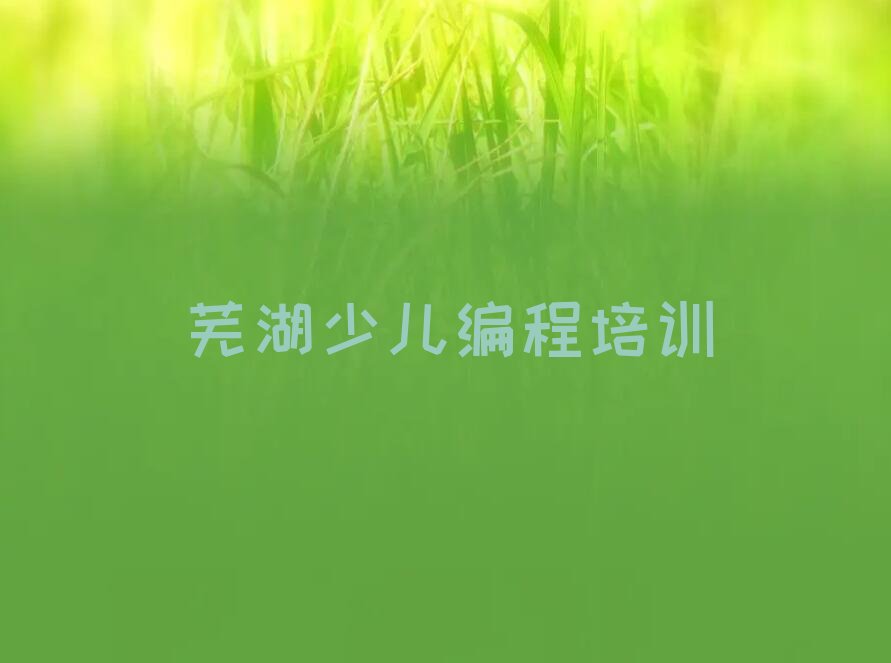 十大芜湖镜湖区孩子编程培训课程推荐口碑排名排行榜一览表排行榜