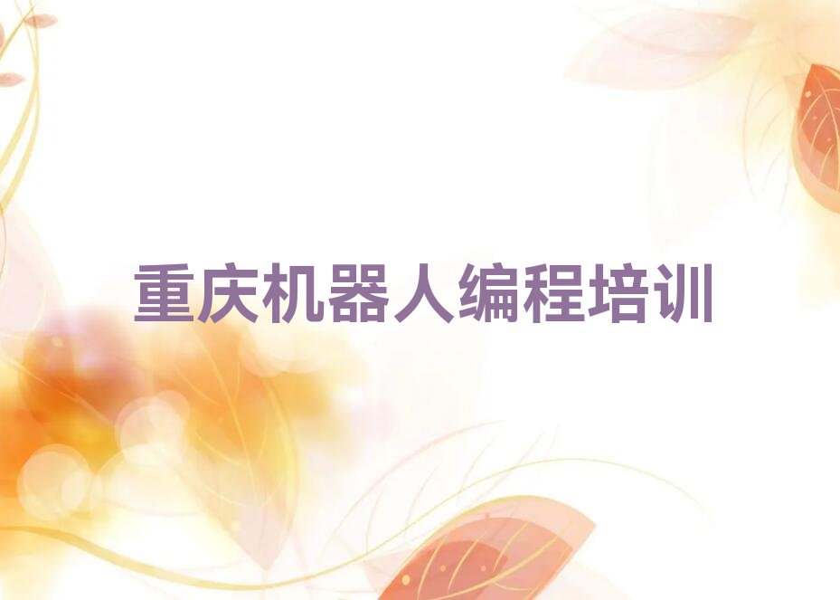 重庆九龙坡区少儿编程培训学校
